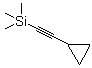 (环丙基乙炔基)三甲基硅烷分子结构 (CAS 81166-84-9)