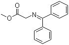 N-(二苯基亚甲基)甘氨酸甲酯分子结构 (CAS 81167-39-7)