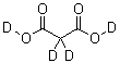 丙二酸-d<sub>4</sub>分子结构 (CAS 813-56-9)