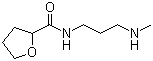 四氢呋喃-2-甲酸 (3-甲基氨基丙基)酰胺分子结构 (CAS 81403-67-0)