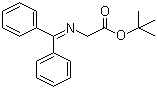 结构式 CAS# 81477-94-3, N-二苯亚甲基-甘氨酸叔丁酯