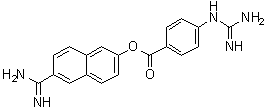 萘莫司他分子结构 (CAS 81525-10-2)
