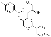 1,3:2,4-双-O-(4-甲基亚苄基)-D-山梨醇分子结构 (CAS 81541-12-0)