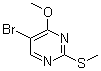 2-(甲硫基)-4-甲氧基-5-溴嘧啶分子结构 (CAS 81560-09-0)