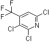 2,3,6-三氯-4-三氟甲基吡啶分子结构 (CAS 81565-20-0)