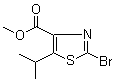 结构式 CAS# 81569-28-0, 2-溴-5-异丙基-1,3-噻唑-4-羧酸甲酯