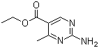 2-氨基-4-甲基嘧啶-5-羧酸乙酯分子结构 (CAS 81633-29-6)