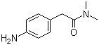 structure of CAS# 81709-36-6, 2-(4-Aminophenyl)-N,N-dimethylacetamide