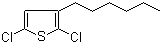 2,5-二氯-3-己基噻吩分子结构 (CAS 817181-79-6)