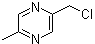 2-氯甲基-5-甲基吡嗪分子结构 (CAS 81831-68-7)