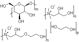 聚季铵盐-10分子结构 (CAS 81859-24-7)