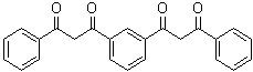 1,3-二(3-苯基-3-氧代丙酰基)苯分子结构 (CAS 81892-95-7)
