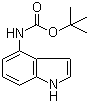 1H-Indol-4-ylcarbamic acid tert-butyl ester molecular structure (CAS 819850-13-0)