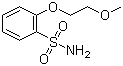 2-(2-甲氧乙氧基)苯磺酰胺分子结构 (CAS 82031-33-2)