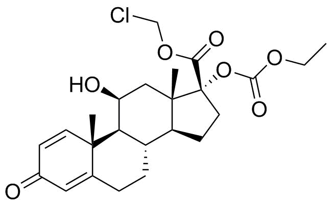 氯替泼诺分子结构 (CAS 82034-46-6)