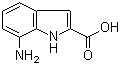 7-Amino-1H-indole-2-carboxylic acid molecular structure (CAS 820999-73-3)
