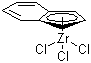 茚基三氯化锆分子结构 (CAS 82161-76-0)