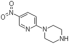 1-(5-硝基吡啶-2-基)哌嗪分子结构 (CAS 82205-58-1)
