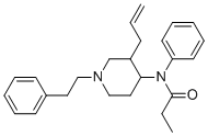 3-烯丙基芬太尼分子结构 (CAS 82208-84-2)