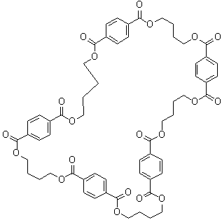3,8,15,20,27,32,39,44,51,56-十氧杂六环[56.2.2.2(10,13).2(22,25).2(34,37).2(46,49)]七十碳-10,11,12,22,23,24,34,35,36,46,47,48,58,60,61-十五烯-2,9,14,21,26,33,38,45,50,57-十酮分子结构 (CAS 82298-33-7)