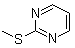 2-甲硫基嘧啶分子结构 (CAS 823-09-6)