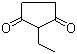 2-乙基-1,3-环戊二酮分子结构 (CAS 823-36-9)