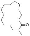(2Z)-2-甲基环十五碳-2-烯-1-酮分子结构 (CAS 82356-51-2)
