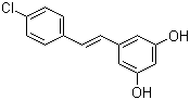5-[(1E)-2-(4-Chlorophenyl)ethenyl]-1,3-benzenediol molecular structure (CAS 823804-63-3)