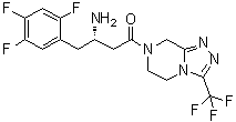 (S)-Sitagliptin molecular structure (CAS 823817-55-6)