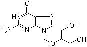 更昔洛韦分子结构 (CAS 82410-32-0)