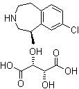 Lorcaserin-L-tartrate (1:1) molecular structure (CAS 824430-78-6)