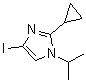 2-Cyclopropyl-4-iodo-1-(1-methylethyl)-1H-imidazole molecular structure (CAS 824431-88-1)