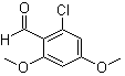 2-氯-4,6-二甲氧基苯甲醛分子结构 (CAS 82477-61-0)