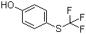 结构式 CAS# 825-83-2, 4-(三氟甲硫基)苯酚