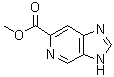 1H-咪唑并[4,5-c]吡啶-6-羧酸甲酯分子结构 (CAS 82523-07-7)