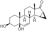 (3b,5b,15a,16a)-15,16-Dihydro-3,5-dihydroxy-3'H-cycloprop[15,16]androsta-6,15-dien-17-one molecular structure (CAS 82543-15-5)