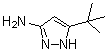 3-氨基-5-叔-丁基-1H-吡唑分子结构 (CAS 82560-12-1)
