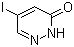 结构式 CAS# 825633-94-1, 5-碘哒嗪-3(2H)-酮