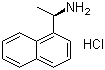 (R)-1-(1-萘基)乙胺盐酸盐分子结构 (CAS 82572-04-1)