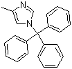 1-三苯甲基-4-甲基咪唑分子结构 (CAS 82594-80-7)