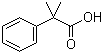 alpha,alpha-二甲基苯乙酸分子结构 (CAS 826-55-1)