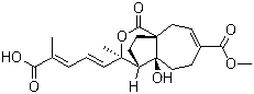 土荆皮丙酸分子结构 (CAS 82601-41-0)