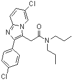 Alpidem molecular structure (CAS 82626-01-5)