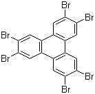 2,3,6,7,10,11-六溴苯并菲分子结构 (CAS 82632-80-2)
