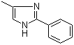 4-甲基-2-苯基咪唑分子结构 (CAS 827-43-0)