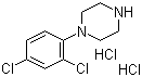 1-(2,4-二氯苯基)哌嗪二盐酸盐分子结构 (CAS 827614-48-2)