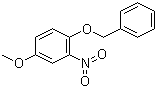 3-硝基-4-苯甲氧基茴香醚分子结构 (CAS 82780-78-7)