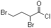 2,4-二溴丁酰氯分子结构 (CAS 82820-87-9)