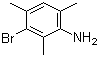 3-溴-2,4,6-三甲基苯胺分子结构 (CAS 82842-52-2)