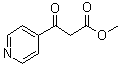 3-氧代-3-(4-吡啶基)丙酸甲酯分子结构 (CAS 829-45-8)